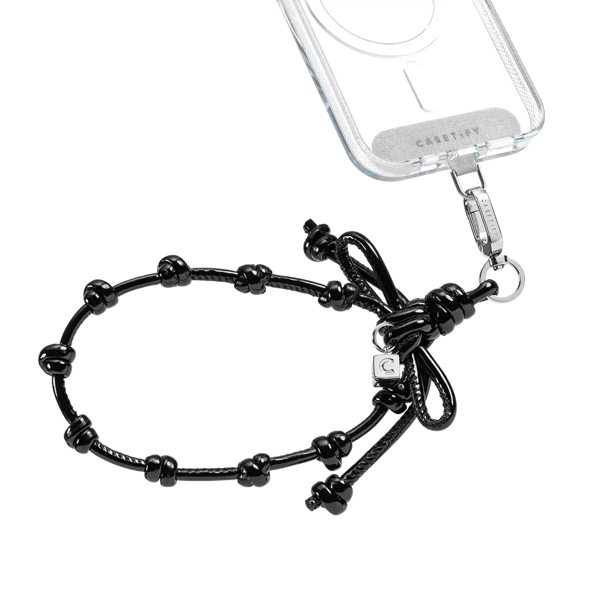 Bow Charm Wristlet