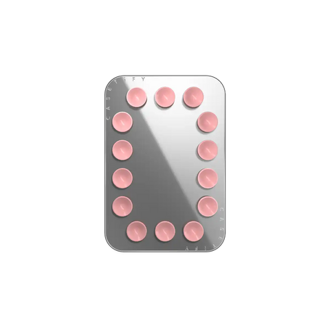 Snap & Stick Mirror Cardholder Stand