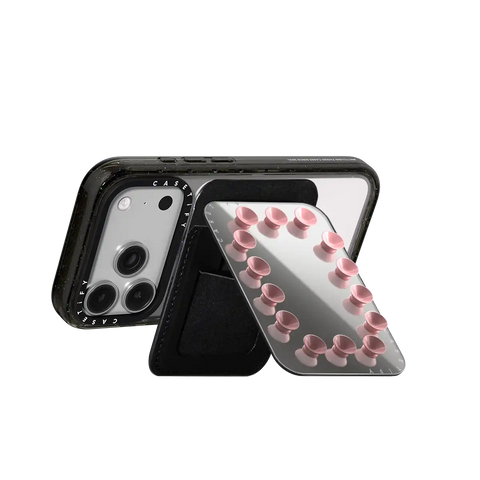 Snap & Stick Mirror Cardholder Stand