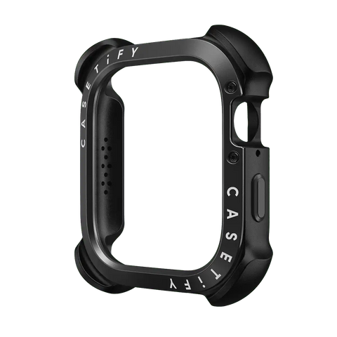 Metallic Impact Case with Screen Protector - Black