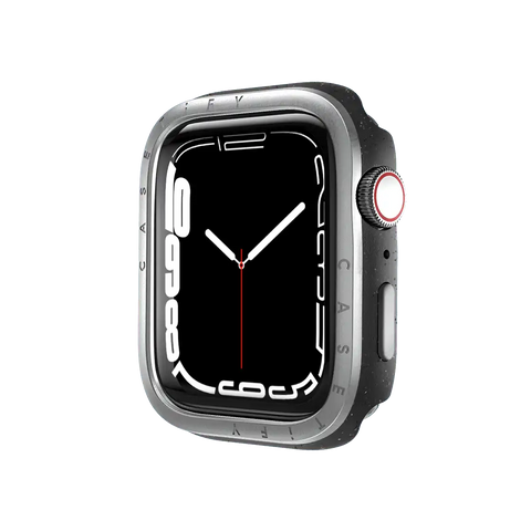 Metallic Impact Case with Screen Protector - Black