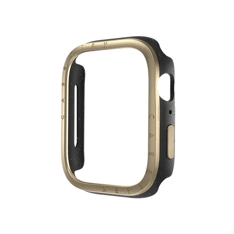 Metallic Impact Case with Screen Protector - Black