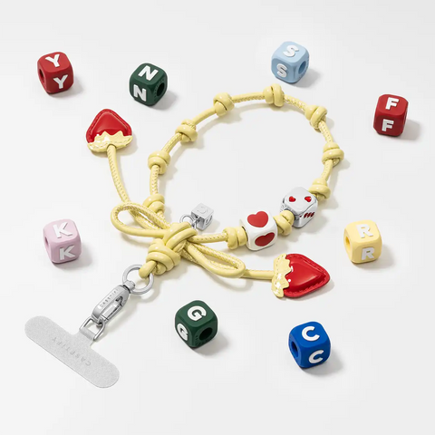 Bow Charm Wristlet