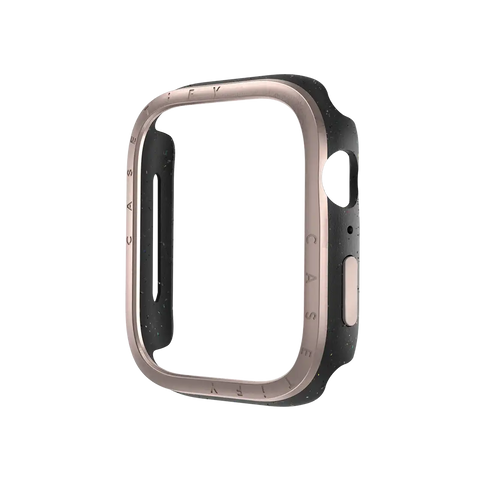 Metallic Impact Case with Screen Protector - Black