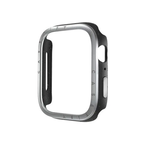 Metallic Impact Case with Screen Protector - Black