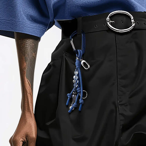 Ultra Bounce Carabiner Keychain - Indigo