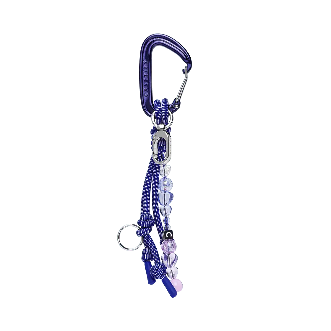 Ultra Bounce Carabiner Keychain - Indigo