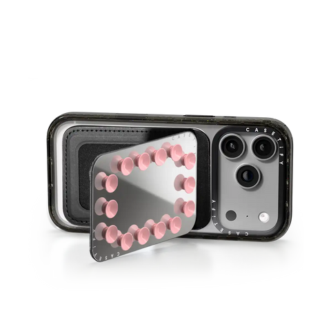 Snap & Stick Mirror Cardholder Stand