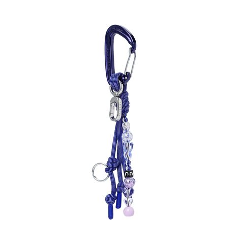 Ultra Bounce Carabiner Keychain - Indigo