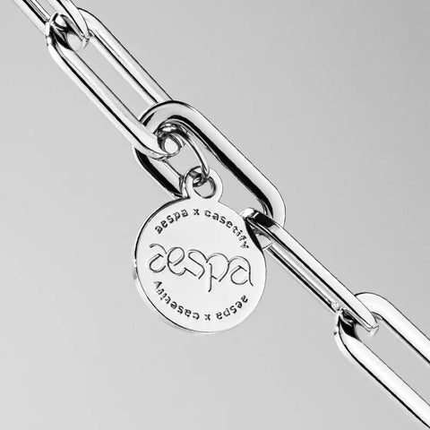 aespa Metal Charm Chain Phone Strap