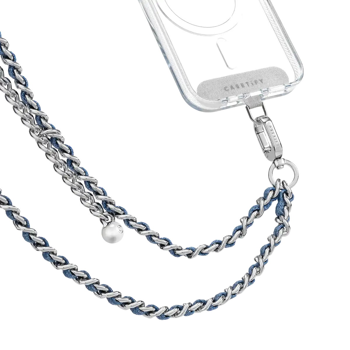 Denim Cross-body Chain