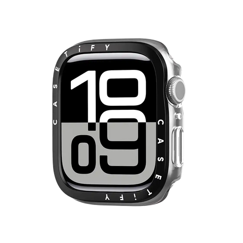 Metallic Impact Case with Screen Protector - Black