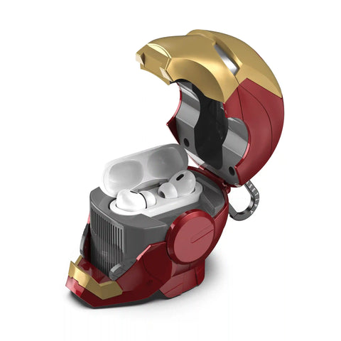 Iron Man Helmet Collectible Earbuds Case with Stand - AirPods