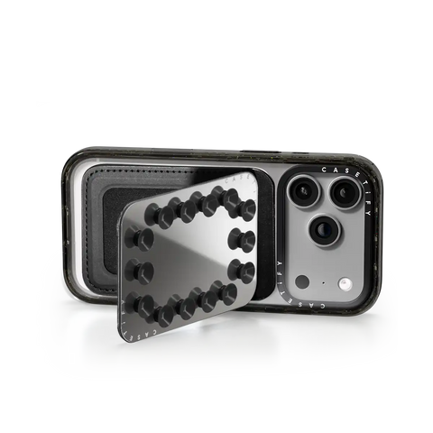 Snap & Stick Mirror Cardholder Stand